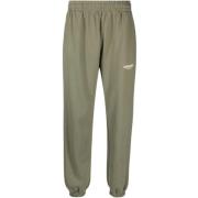 Represent Club Sweatpant Olive Elastisk Vit Logotyp Green, Herr