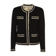 Tory Burch Kendra Cardigan Sweaters Black, Dam