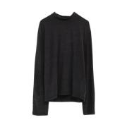 Our Legacy Konstnär Polo Svart Crew Neck Pullover Black, Herr