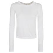 Anine Bing Vit Modal Blandning Topwear White, Dam