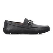 Salvatore Ferragamo Parigi Loafers Svart Läder Slip-On Black, Herr