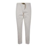 White Sand Milk Long Trousers Beige, Herr