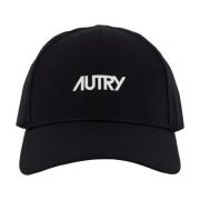 Autry Sydd Logotyp Baseballkeps Skärm Black, Herr