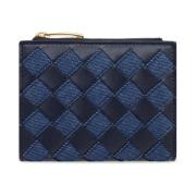 Bottega Veneta Läderplånbok Blue, Dam