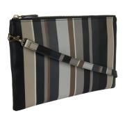 Gallo Multifärgad Rand Läder Clutch Multicolor, Dam