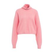 Crush Rose Stickat Aw24 Pink, Dam