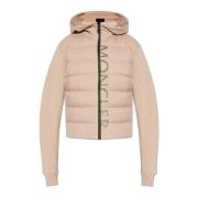 Moncler Sweatshirt med quiltad framsida Pink, Dam