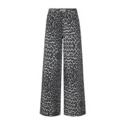 Co'Couture Leo Wide Pants Gray, Dam