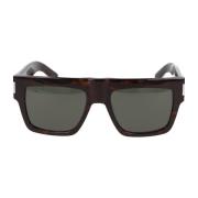 Saint Laurent Fyrkantig Ram Solglasögon SL 628 Brown, Unisex