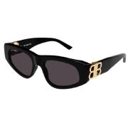 Balenciaga Vintage Cat Eye Solglasögon Black, Unisex