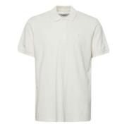 Blend Snow White Polo Short Sleeve Polo White, Herr