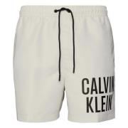 Calvin Klein Medium Drawstring Light Silt Swimsuit Gray, Herr