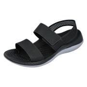 Crocs LiteRide Sandaler Black, Dam