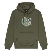 Element Magical Places Hoodie Green, Herr