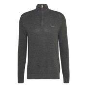 Gant Reguljär Shield Hoodie Gray, Herr