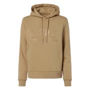 Gant Reg Tonal Shield Zip Hoodie Beige, Dam