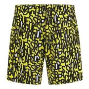 Guess Swimtrunk Medium Log Badkläder Yellow, Herr