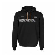 Kappa Svart Herr Hoodie Black, Herr