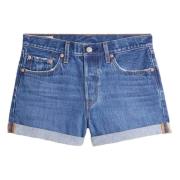 Levi's 501 Rolled Shorts Blue, Dam