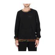 Moschino Crewneck Sweatshirt Black, Herr