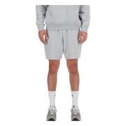 New Balance French Terry Shorts Gray, Herr