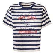 Pepe Jeans Navy T-shirt Multicolor, Dam