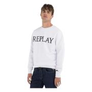 Replay Hoodie White, Herr