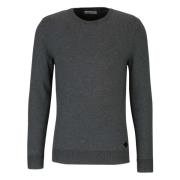 Replay Mesh Sweater Gray, Herr