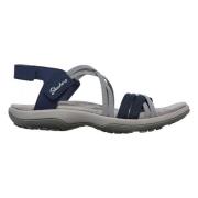 Skechers Reggae Slim-Takes Two Sandals Gray, Dam