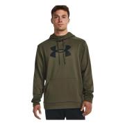 Under Armour Fleece Big Logo Hoodie Green, Herr