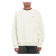 Volcom Too Kool Lse Crew Hoodie White, Herr