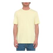 Volcom Stone Blanks T-shirt Yellow, Herr