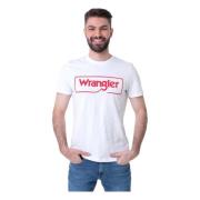 Wrangler Ram Logo T-shirt White, Herr