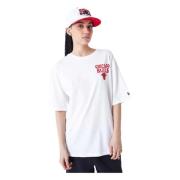 New Era T-shirt White, Dam