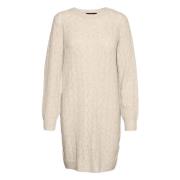 Vero Moda Vmyen Dress Dress Beige, Dam