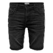 Only & Sons 22026239-Washedblack Shorts Black, Herr