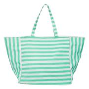 Pieces Stor Tote BAG Strandväska Green, Dam