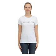 Calvin Klein Jeans T-shirt White, Dam