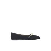 Roberto Festa Svarta ballerinaskor - Giove10 Black, Dam