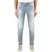 Dondup Slim Fit Grå Denim Jeans Gray, Herr