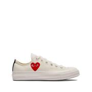 Comme des Garçons Vita Canvas Logo Sneakers White, Herr