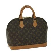 Louis Vuitton Vintage Pre-owned Canvas handvskor Brown, Dam