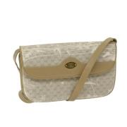 Gucci Vintage Pre-owned Canvas axelremsvskor Beige, Dam