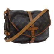 Louis Vuitton Vintage Pre-owned Canvas louis-vuitton-vskor Brown, Dam