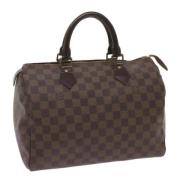 Louis Vuitton Vintage Pre-owned Canvas handvskor Brown, Dam