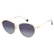 Polaroid Gold Grey Sunglasses Dark Grey Shaded Yellow, Dam