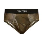 Tom Ford Briefs med logotyp Green, Herr