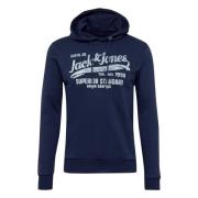 Jack & Jones Blubilly Hoodie Blue, Herr