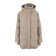 Brunello Cucinelli Ljusbrun Teknisk Bomullsrock Beige, Dam