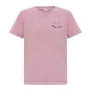 PS By Paul Smith T-shirt med logotyp Pink, Dam